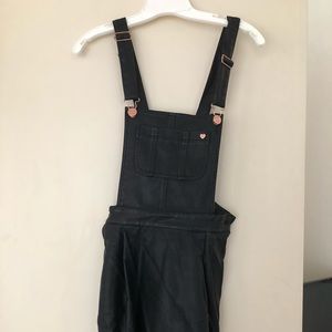 Kendall & Kylie leather dress overall